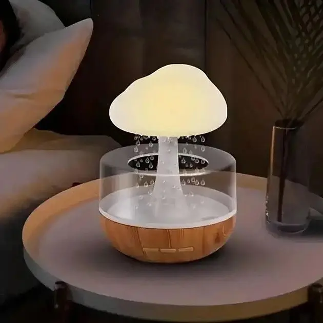 Зволожувач повітря RIAS Хмара RGB з дощем 300ml Brown (3_04347) - фото 5