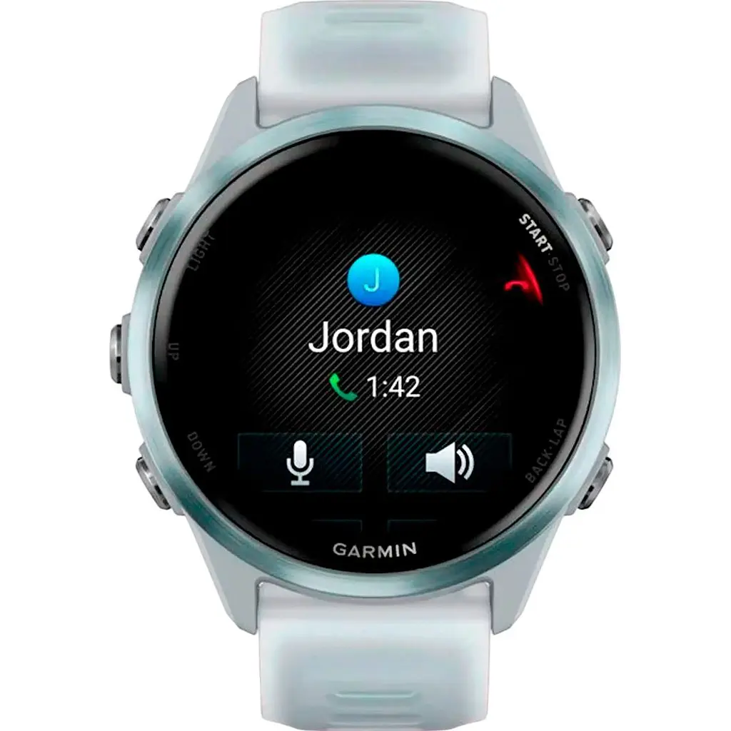 Смарт-годинник Garmin Forerunner 570 42mm Cloud Blue Aluminum with Translucent Whitestone/Cloud Blue Band (010-02970-01) [142392] - фото 4