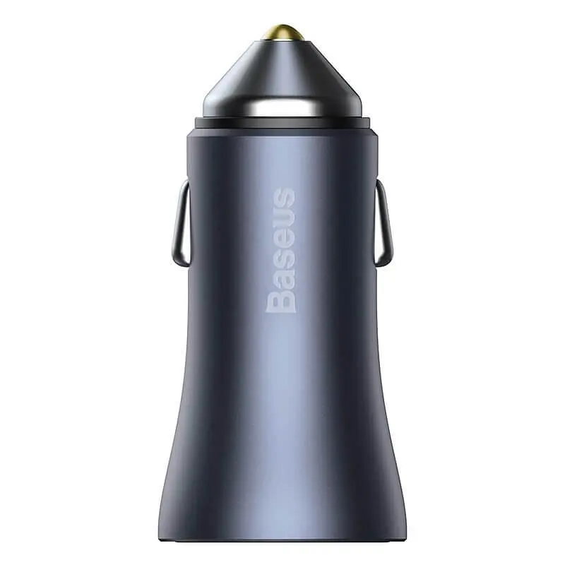 Зарядный автомобильный набор BASEUS Golden Contactor Pro Dual Quick Car Charger Set 40w TZCCJD-B0G - фото 3