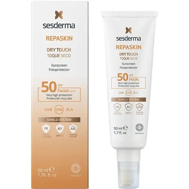 Сонцезахисний крем-гель Sesderma Repaskin SPF 50+ 50 мл - фото 2