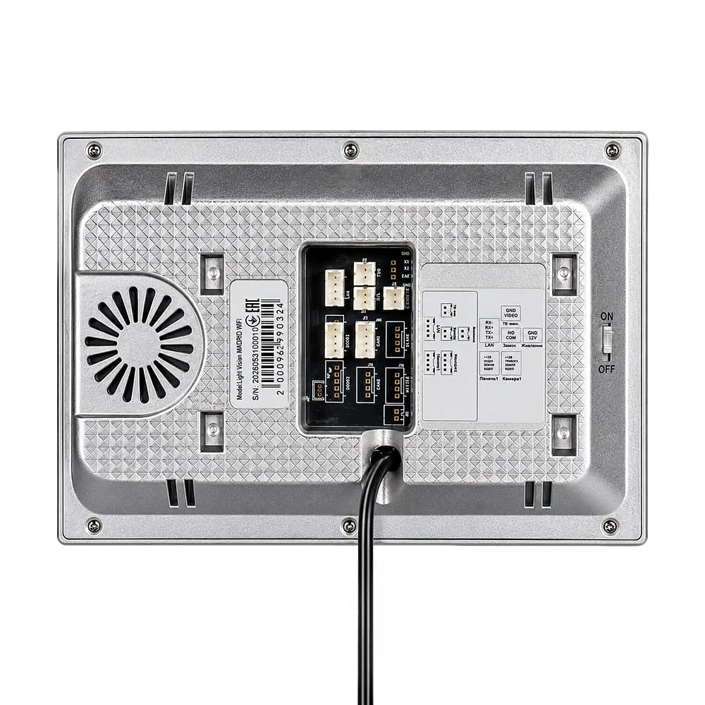 Відеодомофон 7" WiFi Tuya Light Vision MADRID FHD Black (82-00249) - фото 13