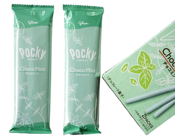 Японські палички Glico Pocky Choco Mint 65.4г - фото 6