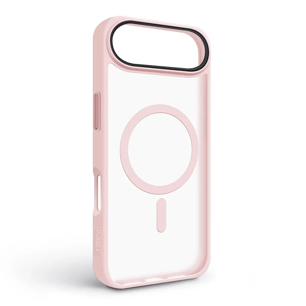 Чехол для Apple iPhone 17 Air, Uniq MagCase, розовый, противоударный, панель-накладка с магсейф, ударопрочный TPU+PC, с магнитом MagSafe, поддержка полноценной беспроводной зарядки, ArmorStandart (ARM86278) - фото 2