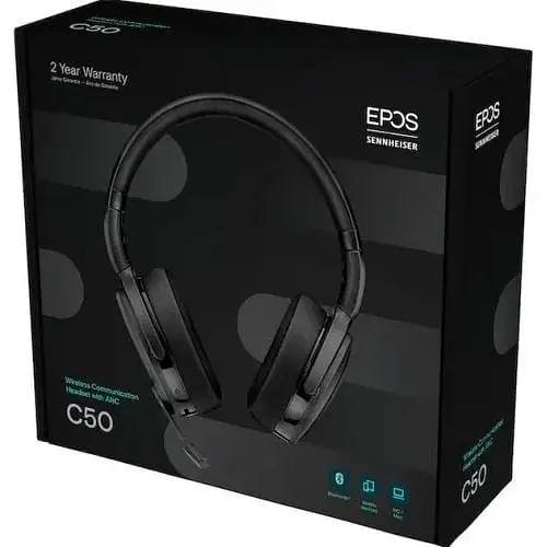 Беспроводные наушники Sennheiser Epos C50 ANC накладные черные (1001147) - фото 8