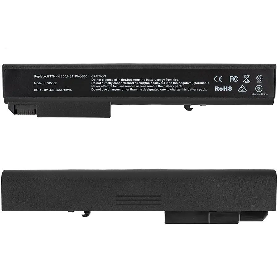 Батарея Hewlett Packard для ноутбука HP 8530P (EliteBook: 8530p 8530w 8540p 8540w 8730w 8740w Probook 6545b) 10.8V 4400mAh Чорний - фото 2