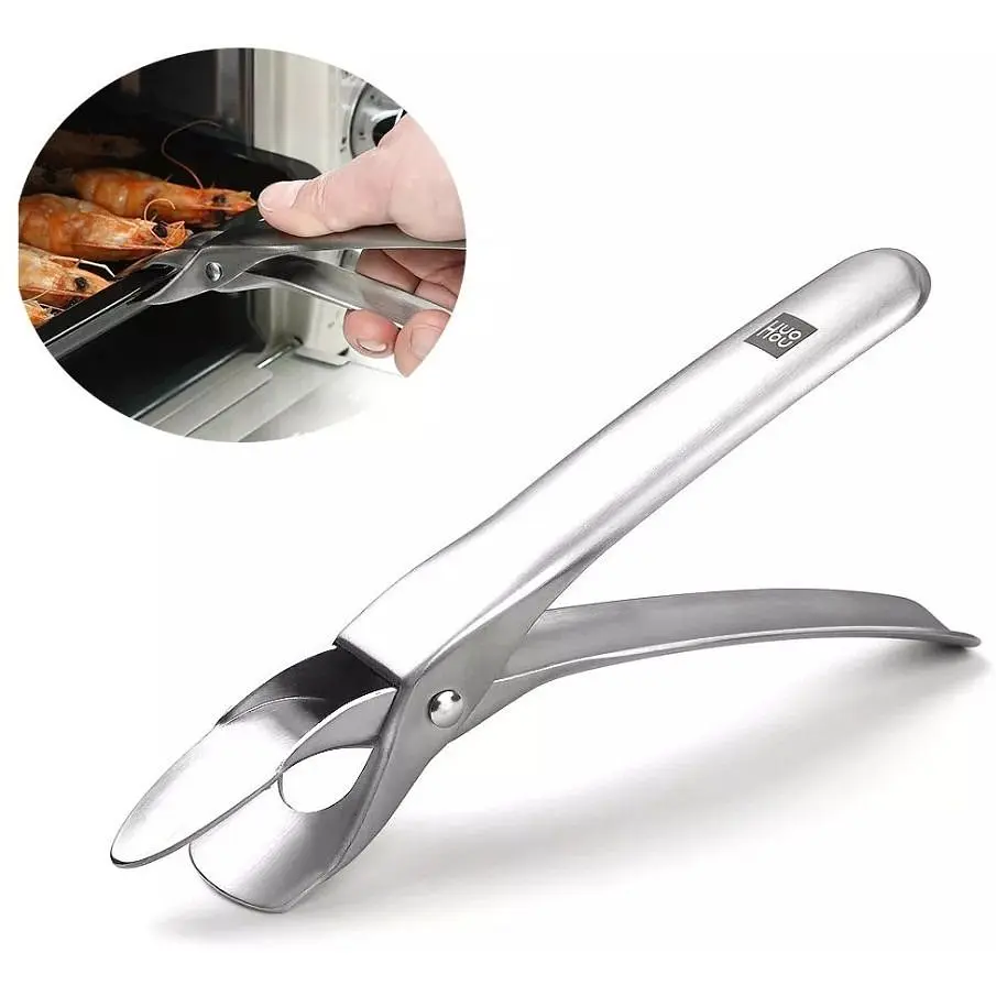 Затискач для посуду з неіржавкої сталі Huo Hou Fireproof Stainless Steel Anti-hot Clip - фото 2