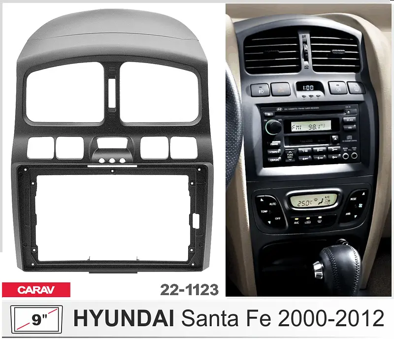 Переходная рамка Hyundai Santa Fe Carav 22-1123 - фото 5