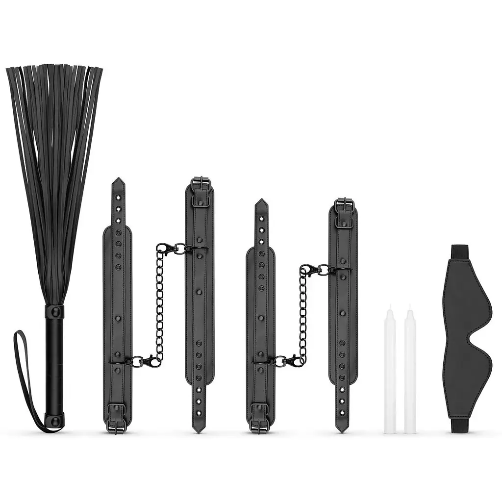 Набор Bedroom Fantasies Bondage Kit Set 5-piece - Black - фото 2