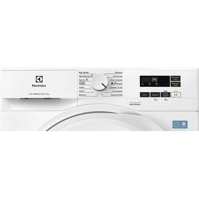 Пральна машина ELECTROLUX EW6F1481U - фото 7