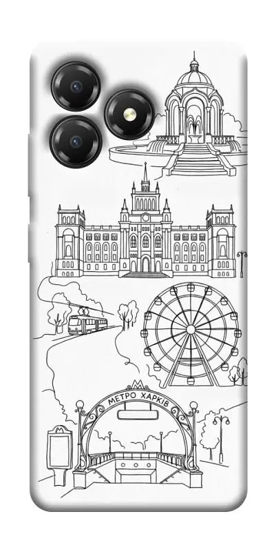 TPU чохол Demsky Kharkiv spirit для ZTE Blade A36