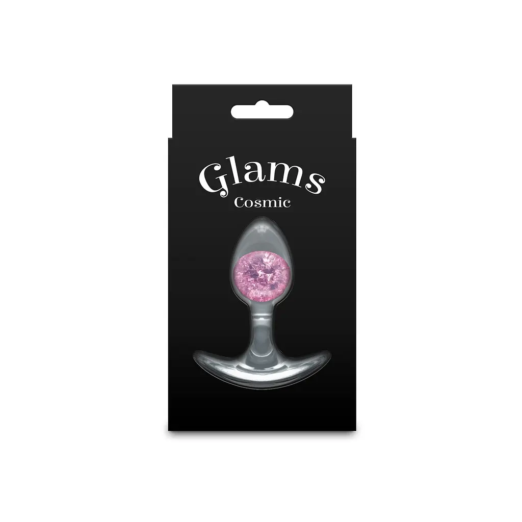Анальна пробка NS Novelties Cosmic Glams - Small - Pink - фото 4