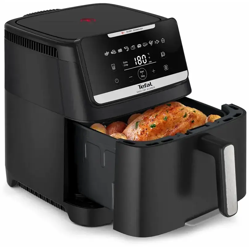 Мультипіч Tefal Easy Fry Silence XXL 1800 Вт чорна (EY8428E0) - фото 4