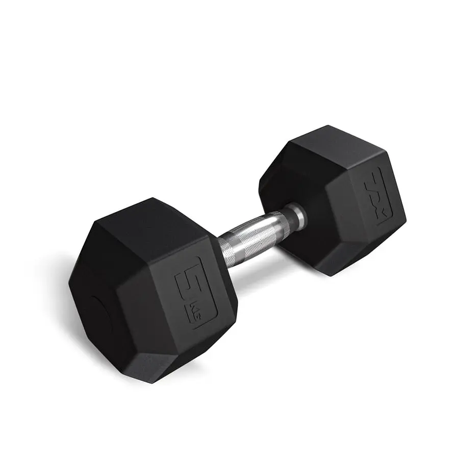Гантеля шестигранна прогумована TX-050RD Trex Sport 5кг