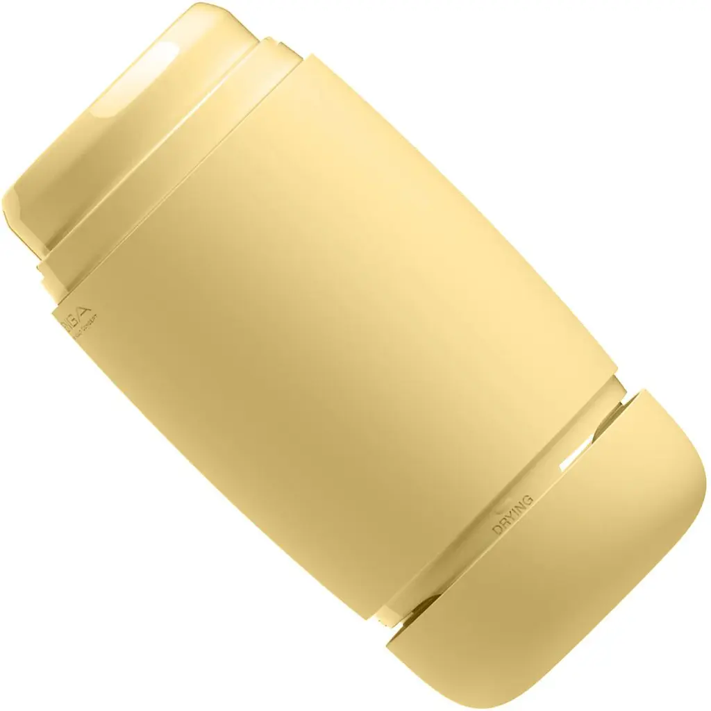 Мастурбатор TENGA PUFFY Custard Yellow, ультрам’який матеріал, багаторазовий, наскрізний - фото 2