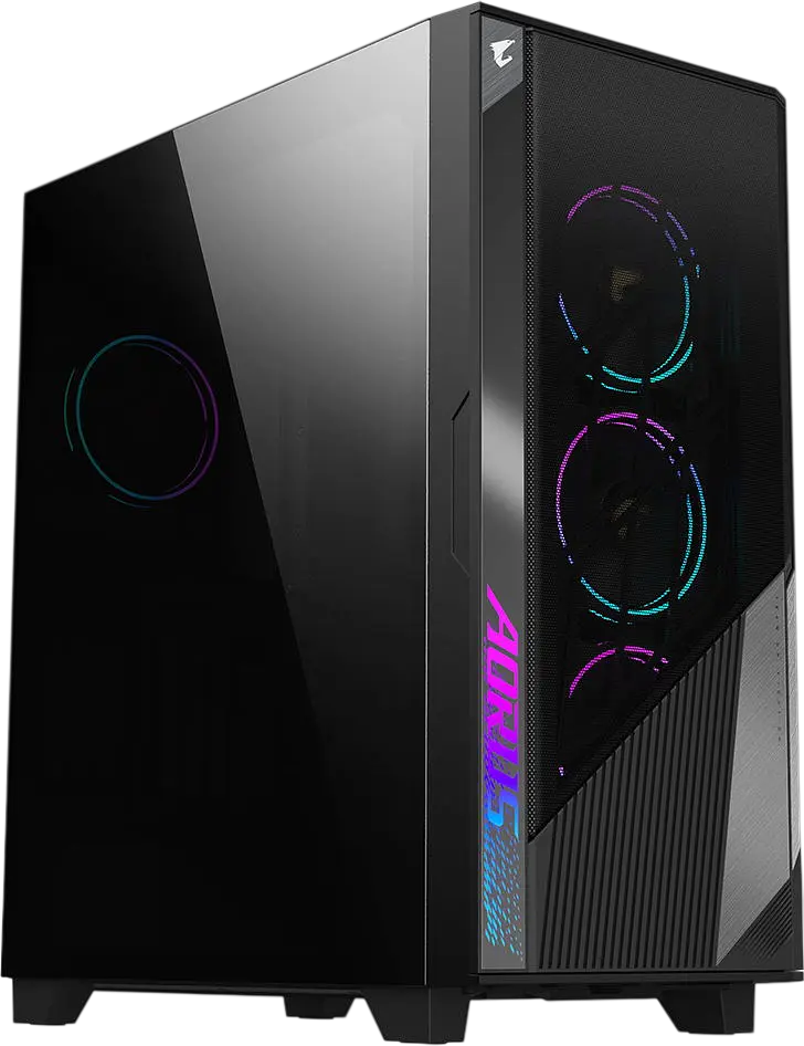 Корпус Gigabyte AORUS C500 GLASS ARGB Black (GB-AC500G ST) - фото 6