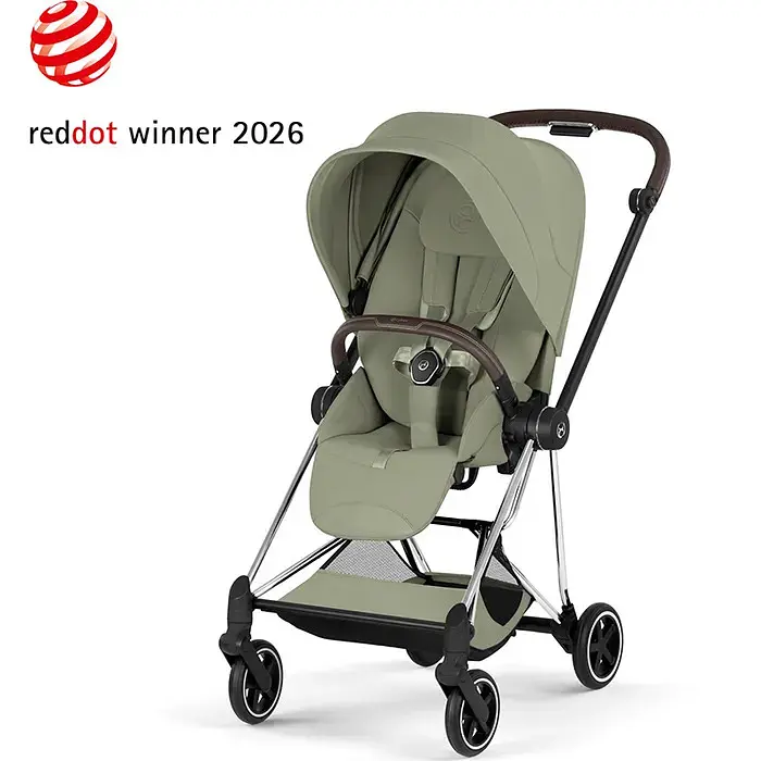 Cybex Mios Style 5.0 коляска 2 в 1 Sage Green шасі Chrome - фото 3