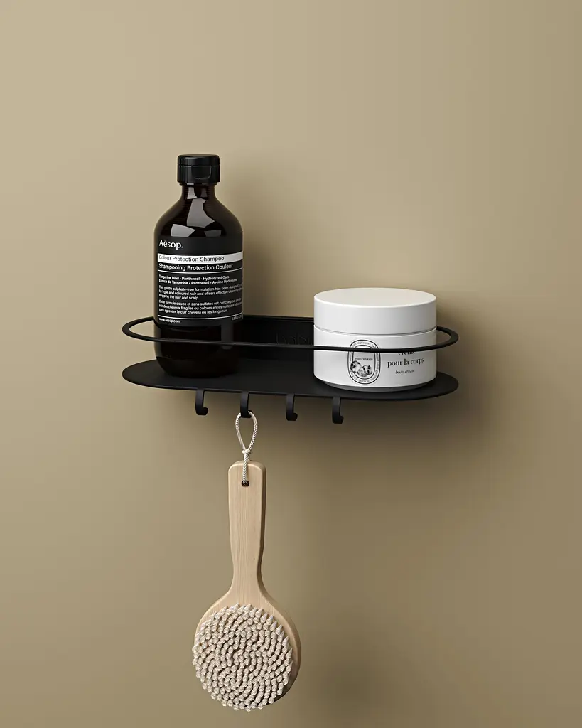 Поличка у ванну Babich Studio Shelf M - Black (RAL 9005) - фото 2