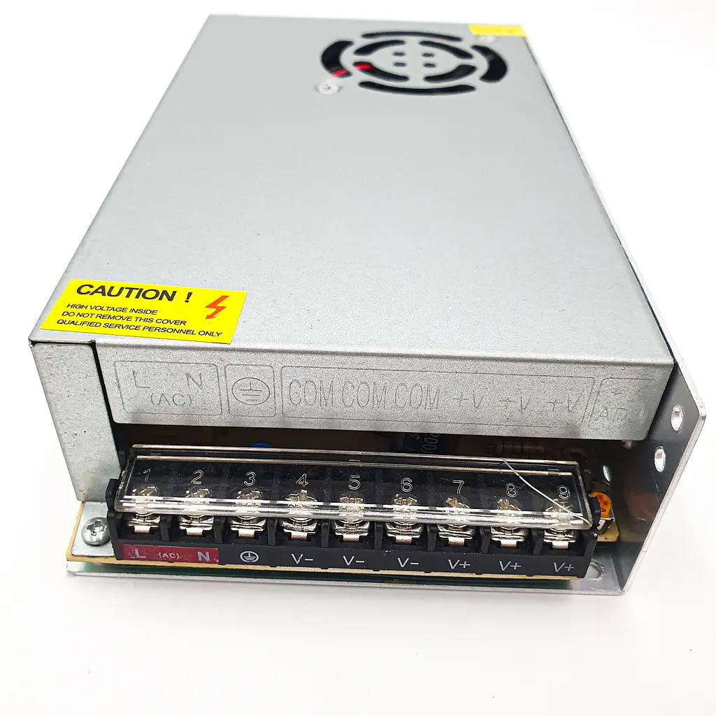 Блок живлення перфорований трансформатор адаптер 12В 250Вт 12V 20A 110v/220v Power Supply 250W метал - фото 3