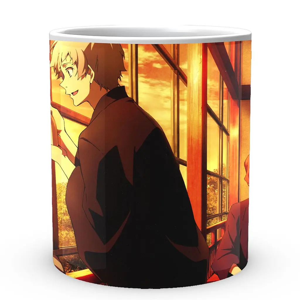 Кружка GeekLand Bungou Stray Dogs Проза Бродячих Псов Ацуши Дазай Акутагава Чуя BSD 13 330 мл белая - фото 2