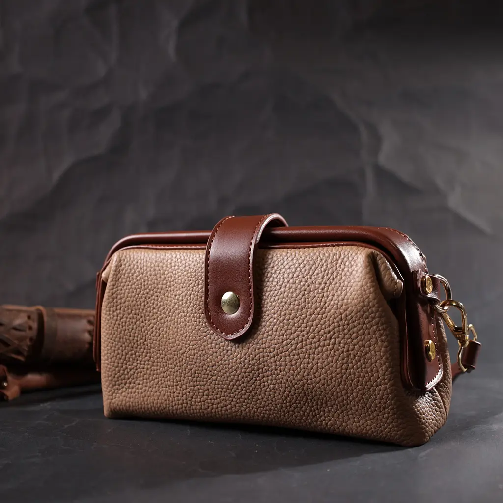 Клатч Vintage з клямкою з натуральної шкіри 19.5х10х5.5 см sum0029011 - фото 9