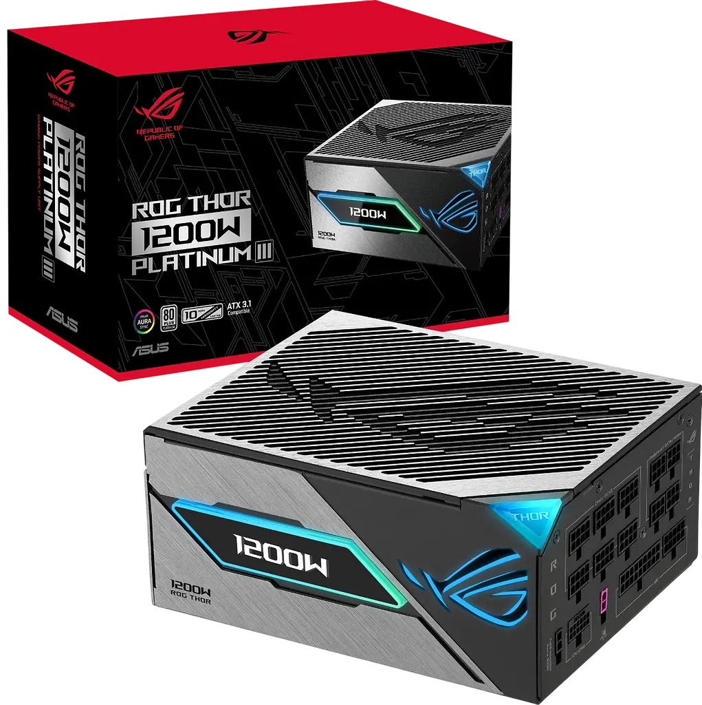 Блок живлення ASUS ROG THOR 1200W 80+ Platinum (ROG-THOR-1200P3-GAMING) - фото 4