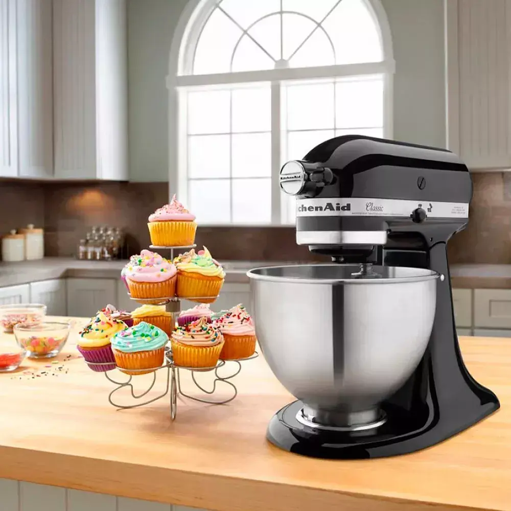 Кухонна машина KitchenAid Classic 4,3 л 5K45SSEOB з відкидним блоком чорний - фото 5