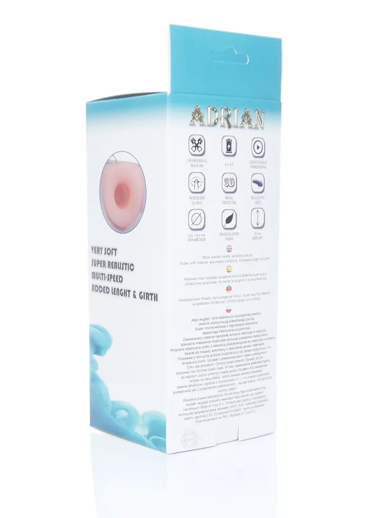 Страпон Hollow Strap-on-Hollow Strap-on Adrian vibrating Boss Series 46-00009 100478 - фото 5