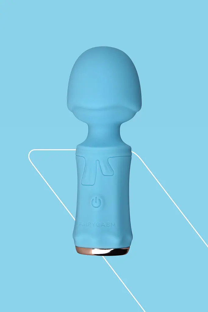 Вібратор FairyGasm SecretFuntasy 11 см блакитний - фото 10