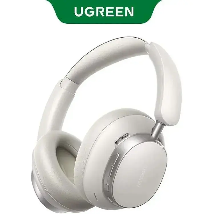 Навушники Ugreen Studio Pro 48dB ANC Wireless Active Noise Cancellation Hi-Res LDAC 120h 2025 (white) - фото 2