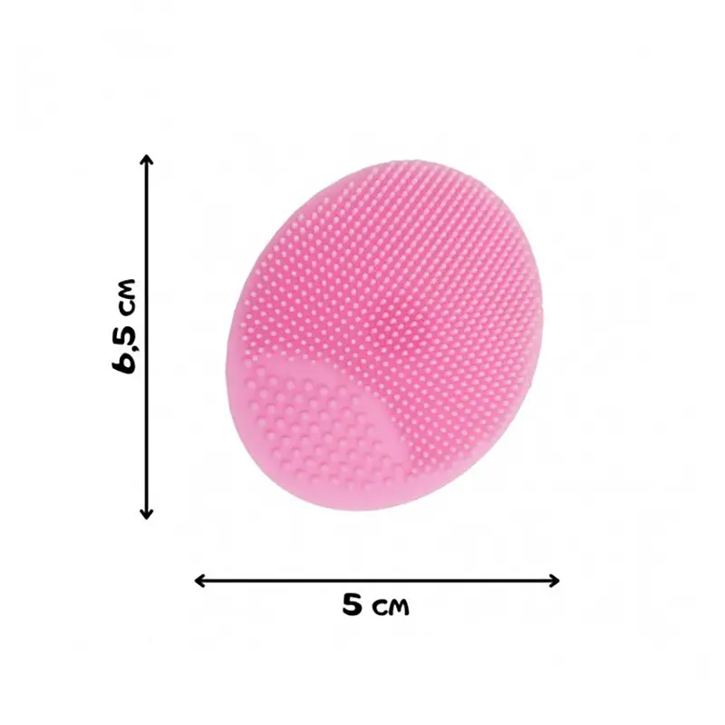 Силіконова мочалка для купання новонароджених MGZ-0923(PInk) - фото 2