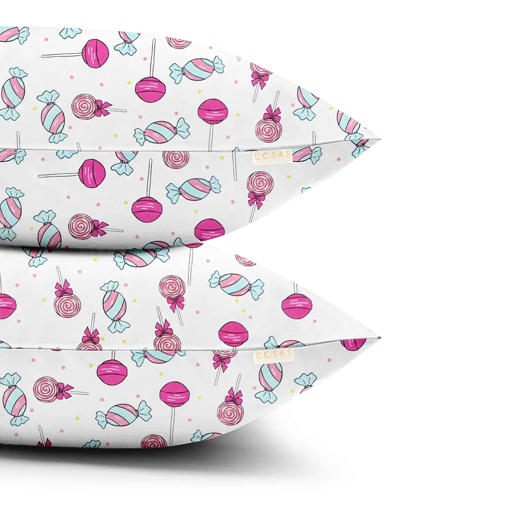 Набір наволочок Cosas Lollipops 40х60 см рожевий (SetPillow_Lollipops_40x60) - фото 2