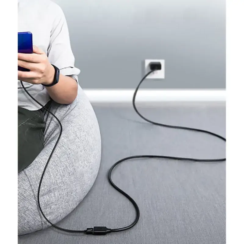 Дата кабель USB 3.0 AM/AF 0.5m US129 black Ugreen (30125) - фото 6