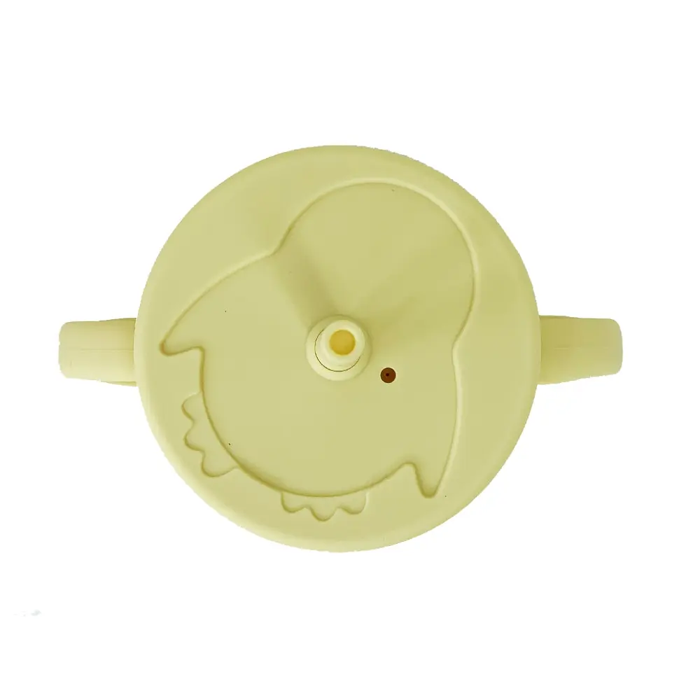 Силіконова чашка-поїлка з кришкою MGZ-0302(Yellow) 200 мл - фото 3