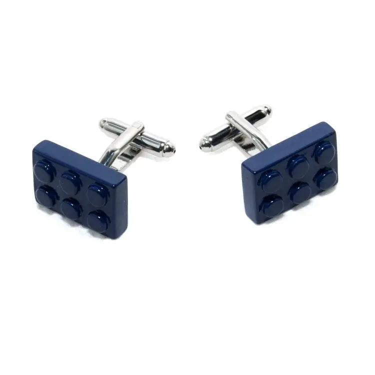 Запонки Конструктор Сині Handmade acs0005851 - фото 4