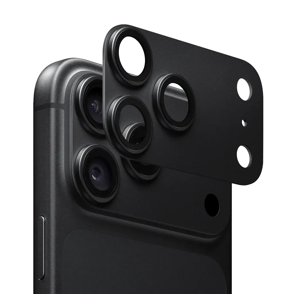 Скло захисне Armorstandart Supreme Flat BI Camera Glass iPhone 18 Pro Max Dark Gray (ARM92445) - фото 2