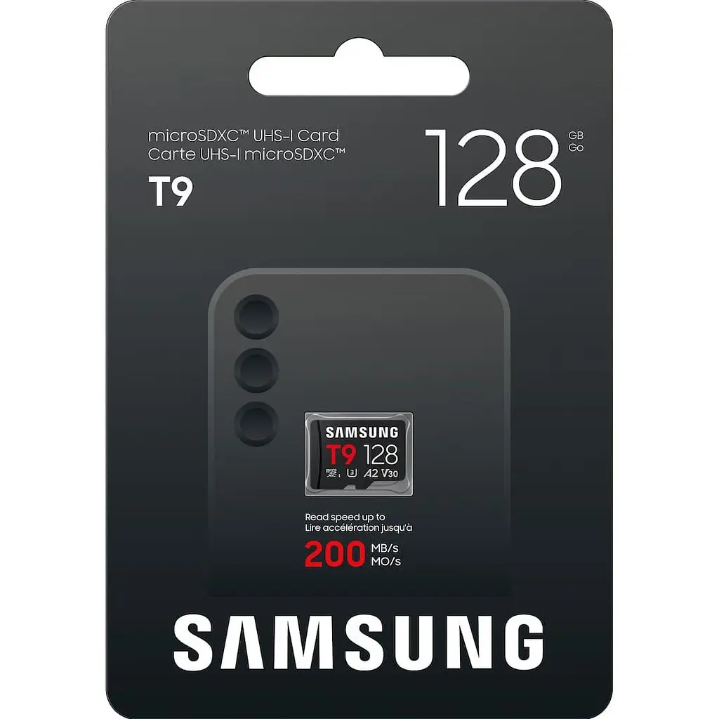 Карта пам'яті Samsung MICRO SDXC T9 128GB, U3, V30, A2 до 200 Мб/с (MB-MH128T/WW) - фото 3