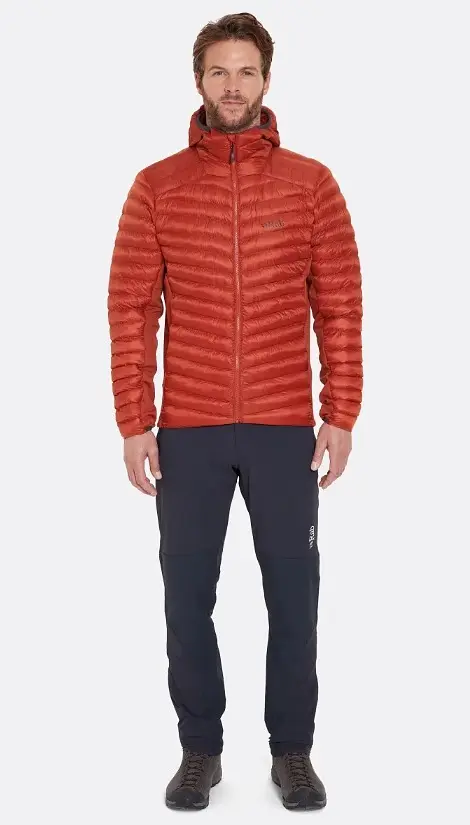 Мужская демисезонная куртка Rab Cirrus Flex Hoody M Чорний - фото 10