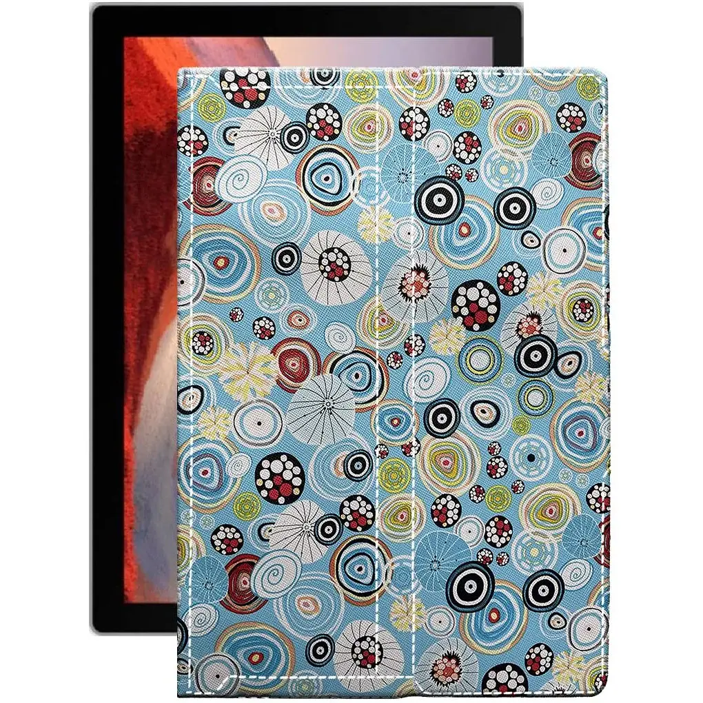 Чохол StatusCASE з екошкіри для планшету Microsoft Surface Pro 7 Кола-кольорові - фото 1