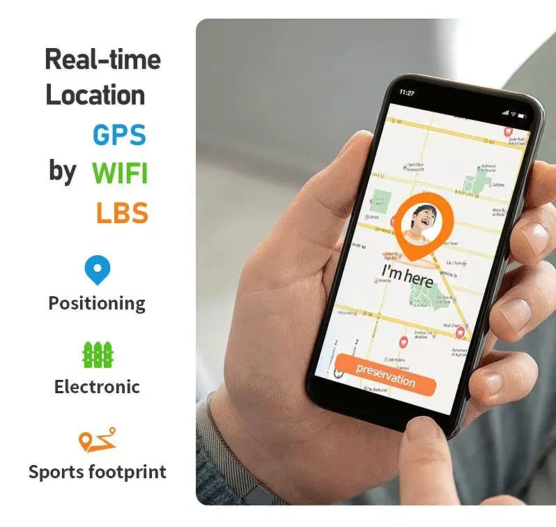 Дитячий смарт годинник Lemfo Y05 з GPS, 4G дзвінками, відеозв'язком, прослуховуванням, HD камерою та акумулятором 1000 мАг До 5–7 днів роботи Рожевий - фото 11