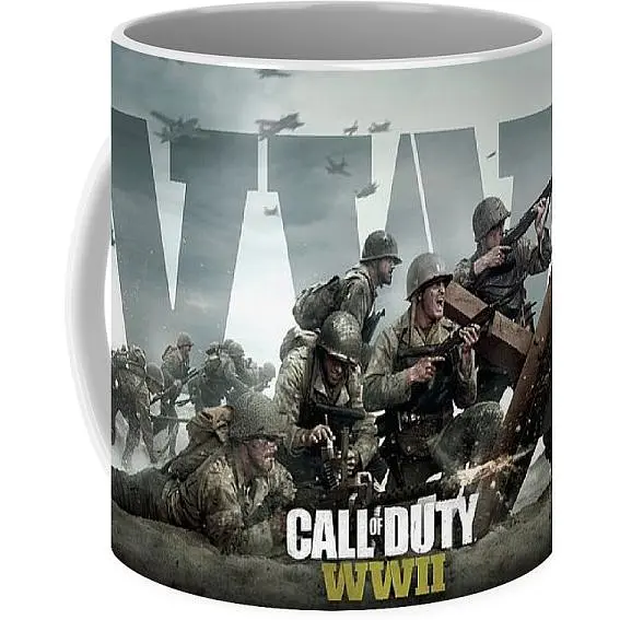 Кухоль GeekLand Call of Duty WWII Друга світова війна CD 02.04 330 мл білий - фото 3