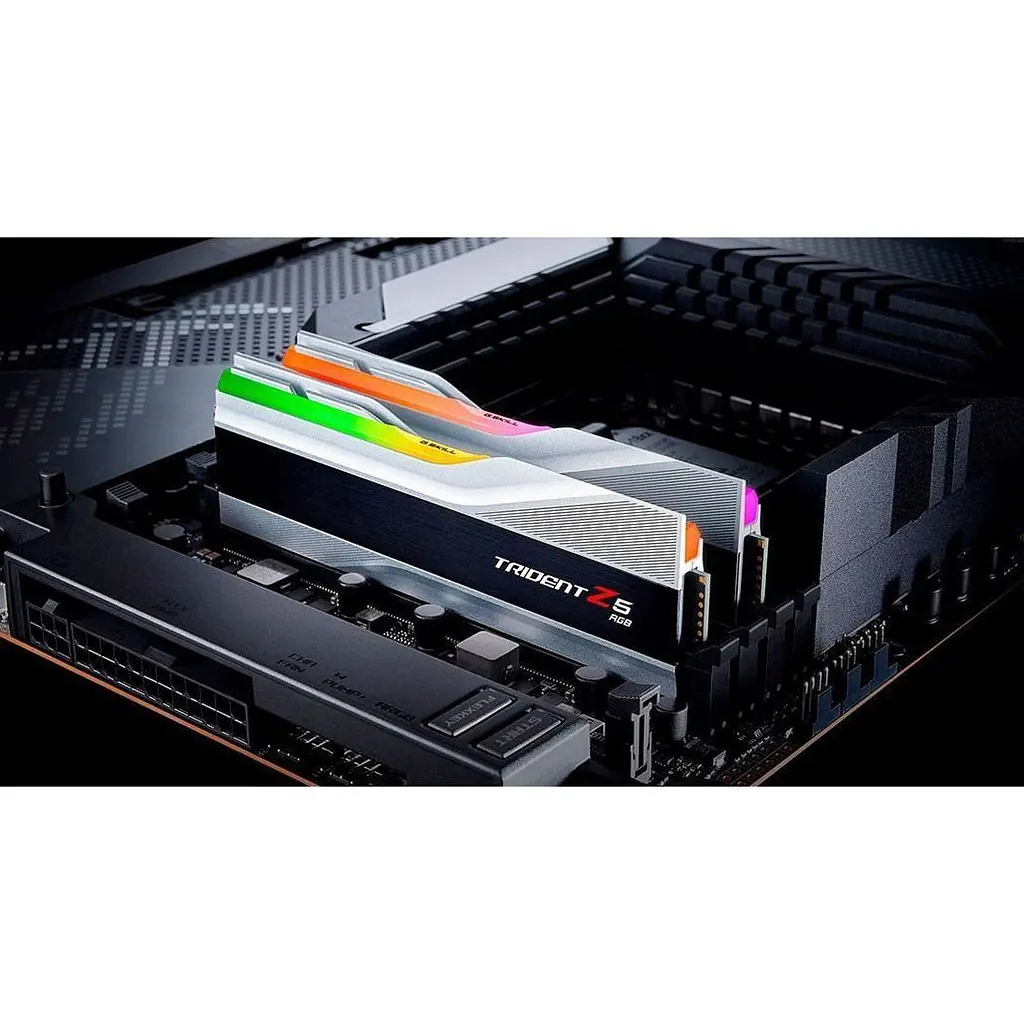 Модуль пам'яті DDR5 G.Skill Trident Z5 RGB 2x16GB 7600MHz Metallic Silver (F5-7600J3646G16GX2-TZ5RS) [102625] - фото 5