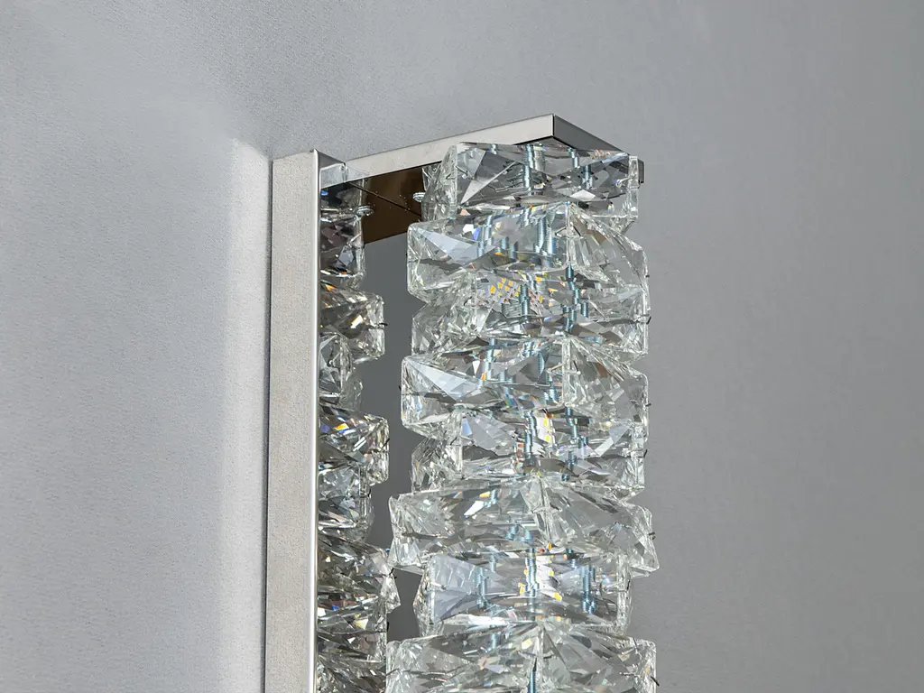 Светильник настенный LED Diasha F3820-120x460 14W хром высота 46 см световой поток 770 лм 220V - фото 5