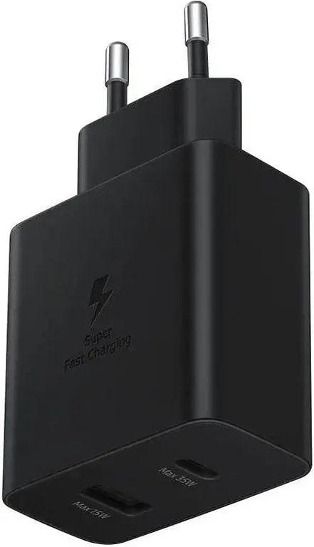 Мережевий зарядний пристрій Samsung Power Adapter Duo 35W Black [EP-TA220NBEGRU] [58587] - фото 2