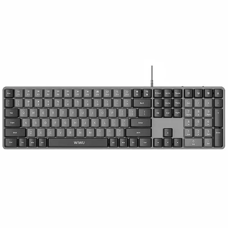 Клавіатура провідна KB-01 Wired for laptop Black Wiwu teh0029787