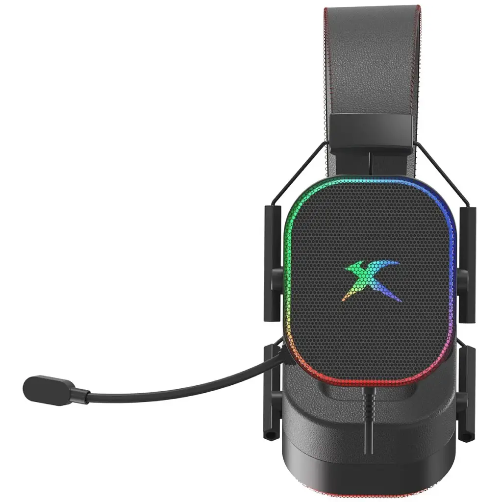 Ігрова гарнітура XTRIKE ME XBOX/PS/PC, USB+3,5 мм, статичне RGB, кабель 2м, чорна (GH-606) - фото 3