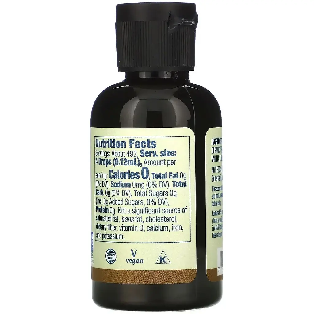 Підсолоджувач стевія Now Foods Better Stevia французька ваніль 59 мл - фото 2