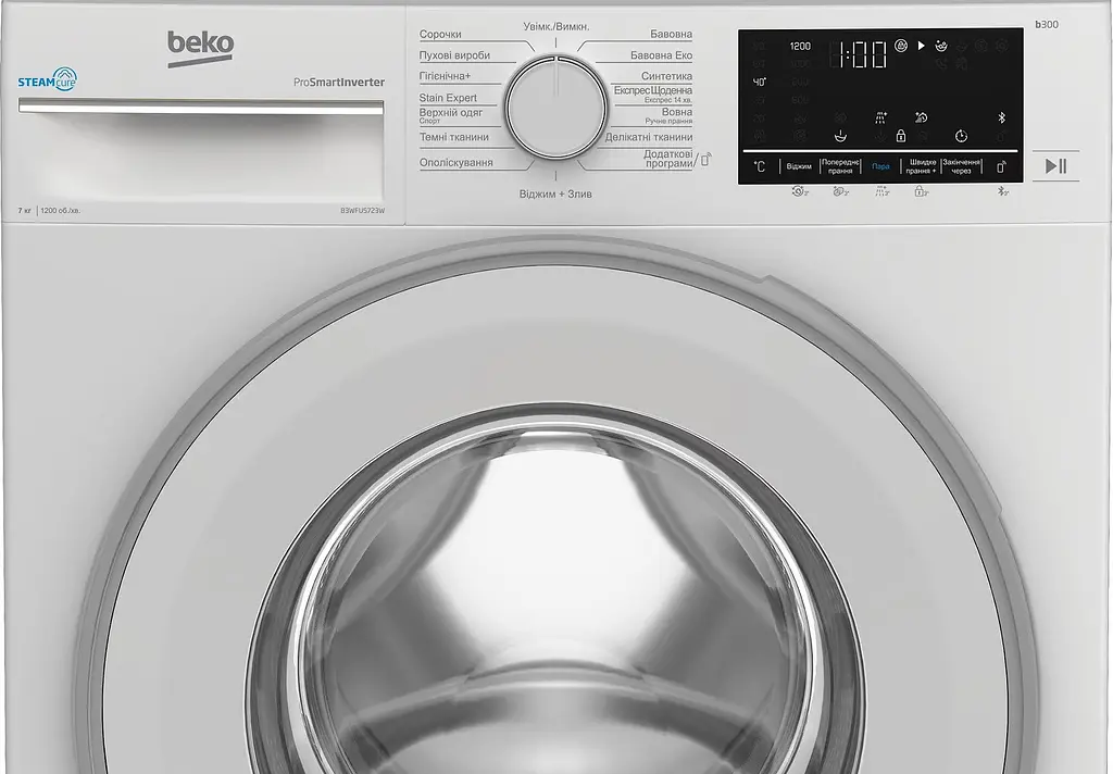 Стиральная машина Beko B3WFU5723W-UA 7 кг инвертор - фото 3