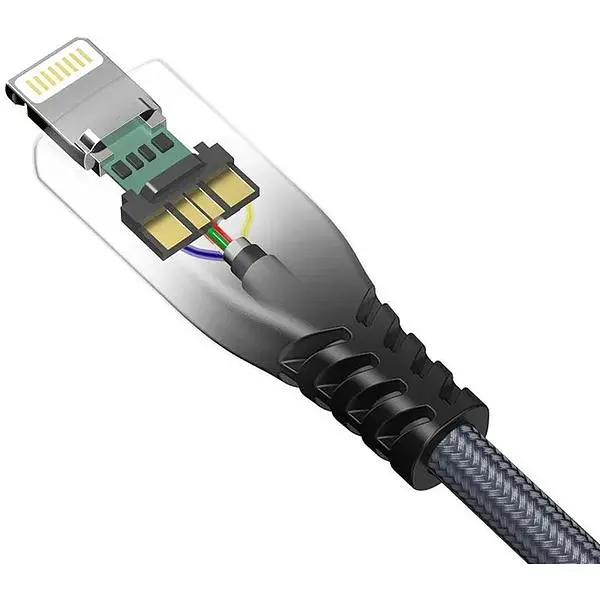 Кабель Tronsmart LCC06 MFI TypeC-Lightning cable 1.2m Black - фото 4