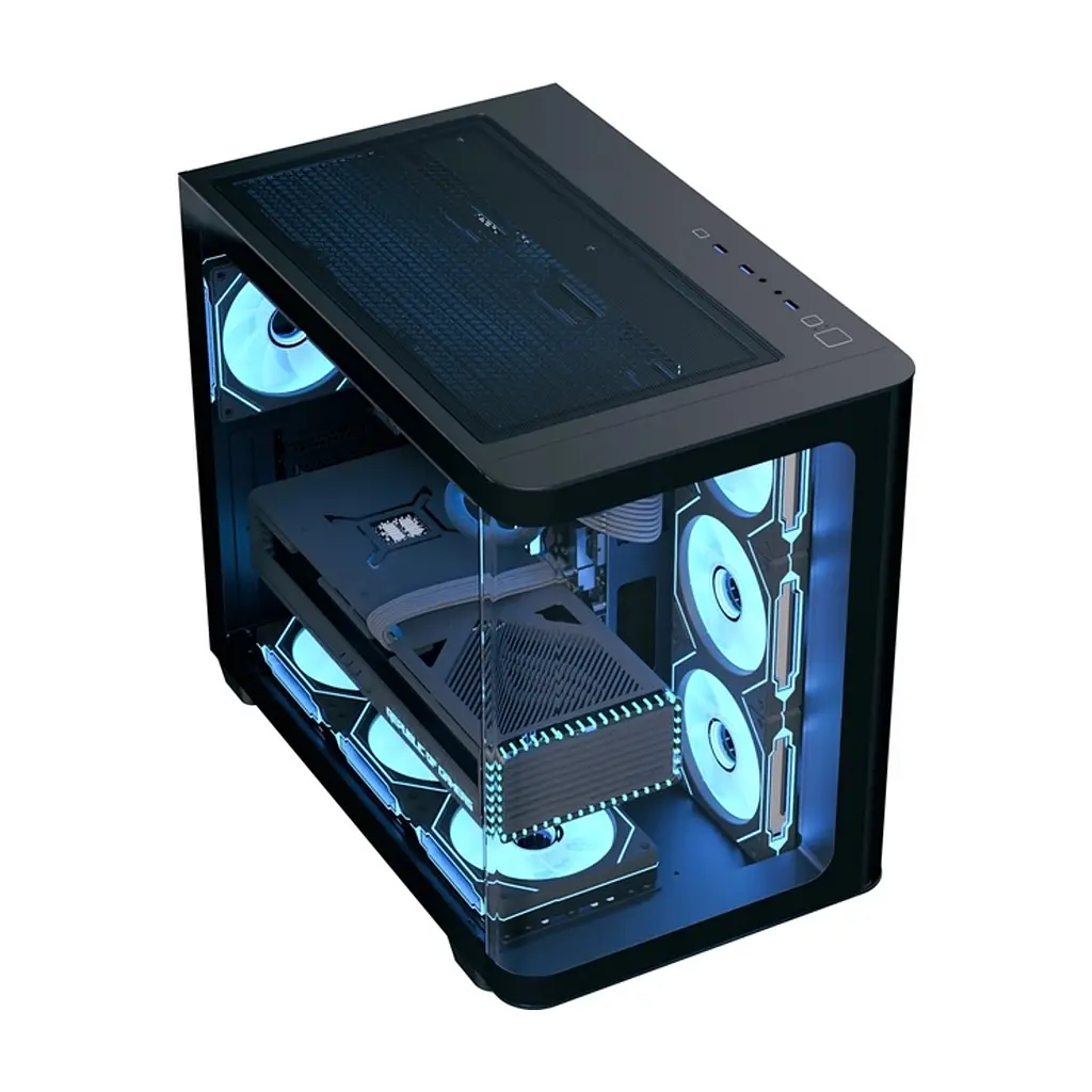 Корпус для ПК AeroCool P500C-G-BK-v1 Black (ACCM-PN01043.11) - фото 3