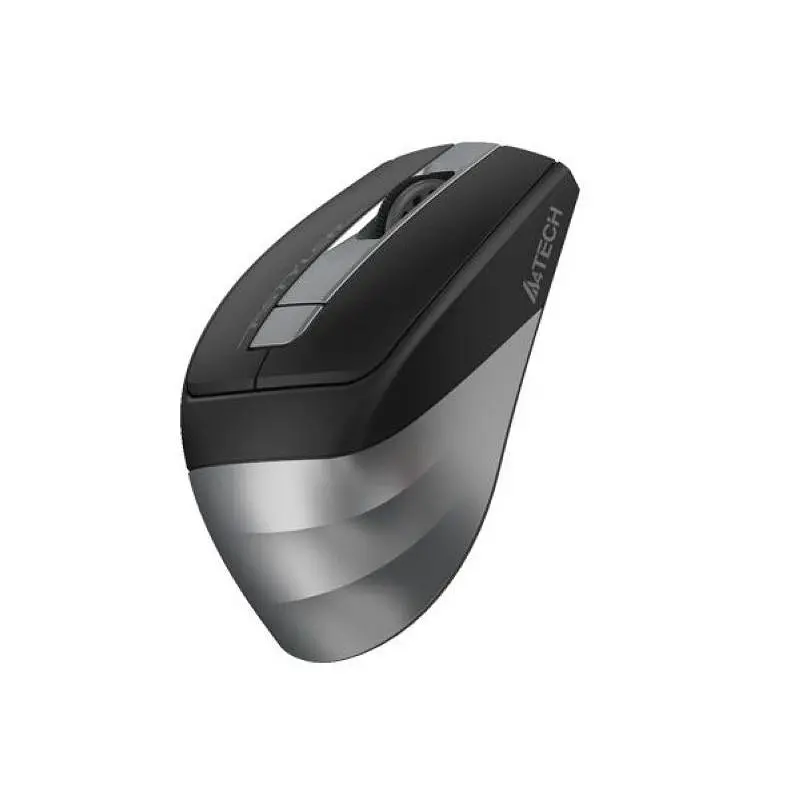 Миша бездротова A4Tech Fstyler FG35 (Grey), USB, колір чорний+сірий - фото 2